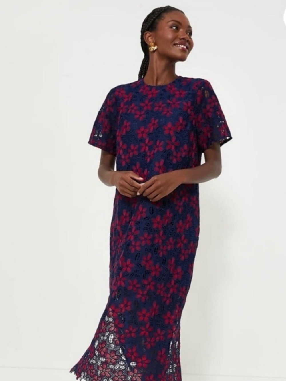 POMANDER PLACE Midnight Floral Lace Seraphina Dress from Tuckernuck